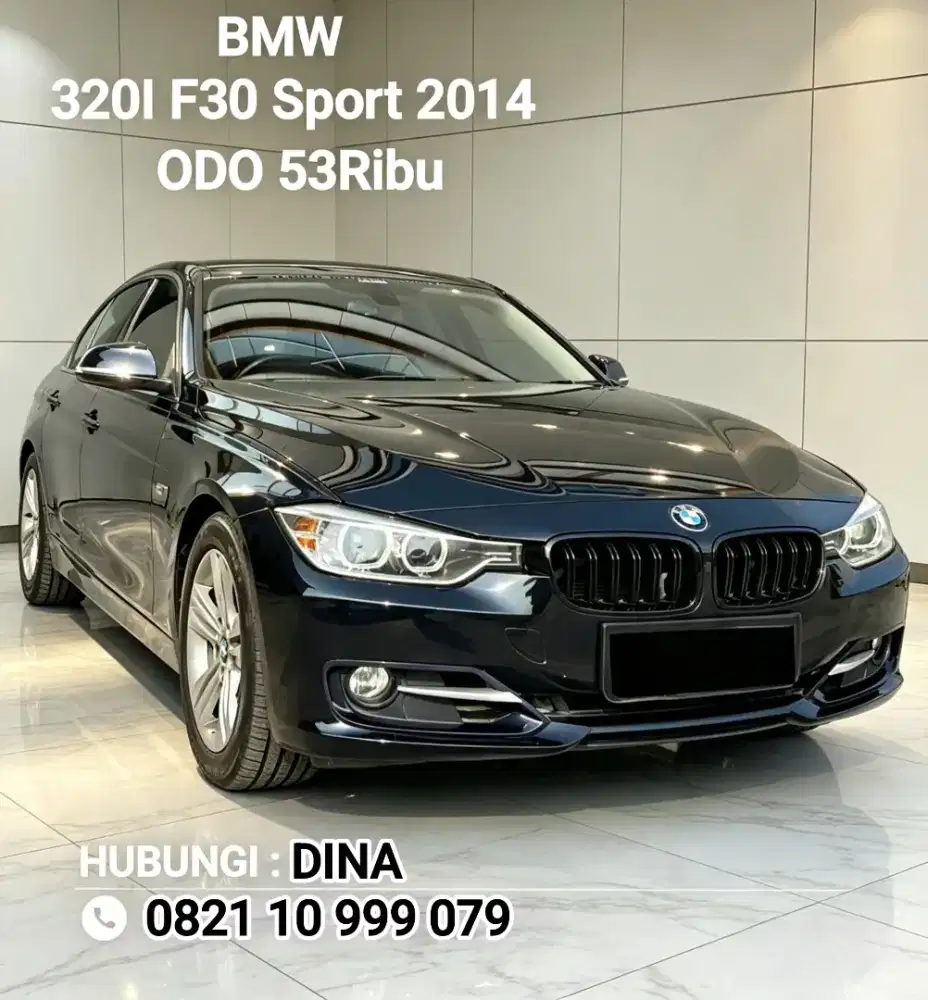 BMW 320i Sport F30 2014 AT 2.0, Odo 53Ribu, Pajak Panjang