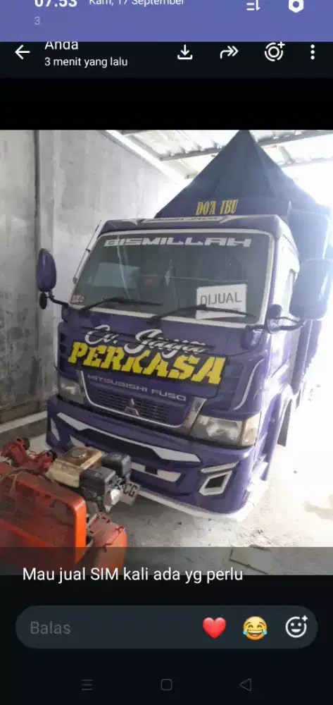 Jual truk engkel Sadang Kopo bdg