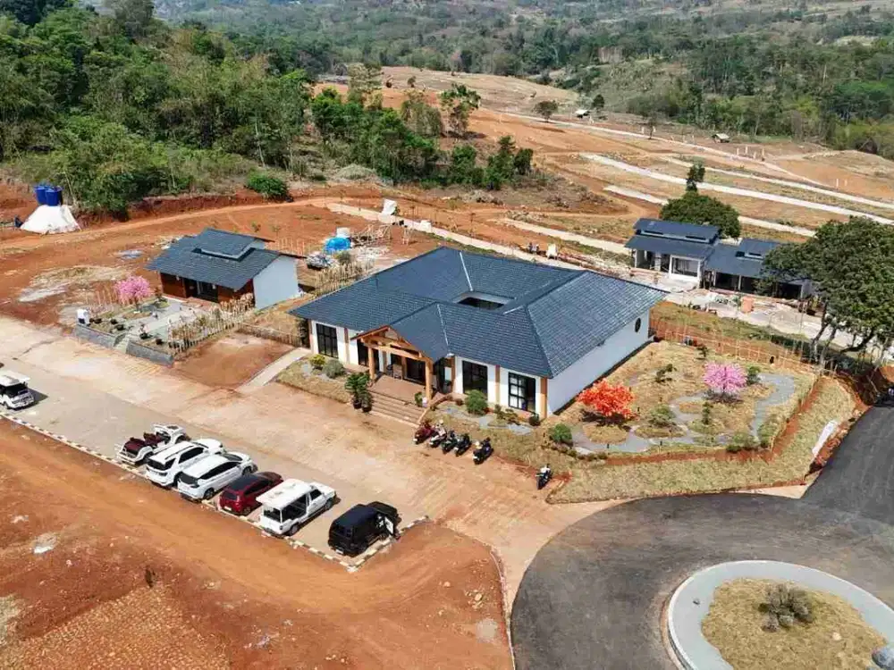 Jual Kavling Villa SHM view pegunungan dengan udara sejuk