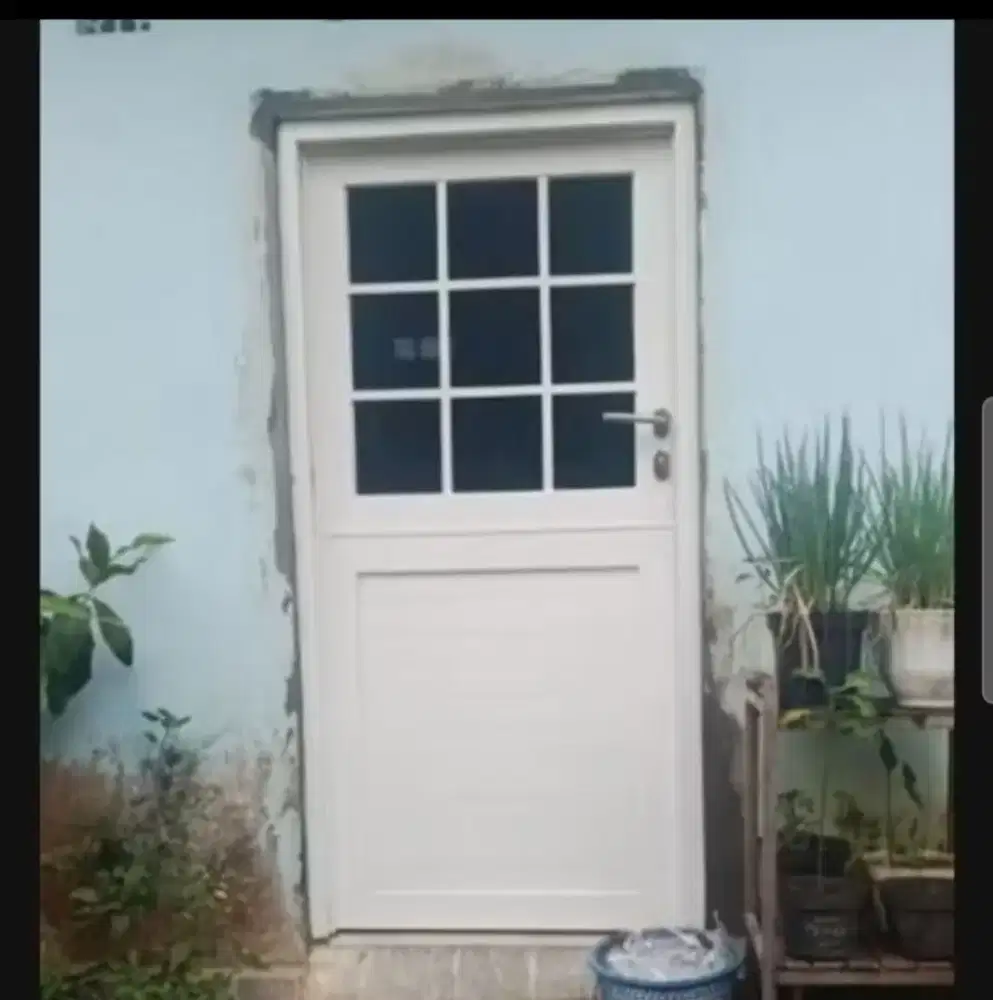Kusen Pintu Almini, Pintu Kasa Anti Nyamuk 1 Set Pintu Kusen Aluminium