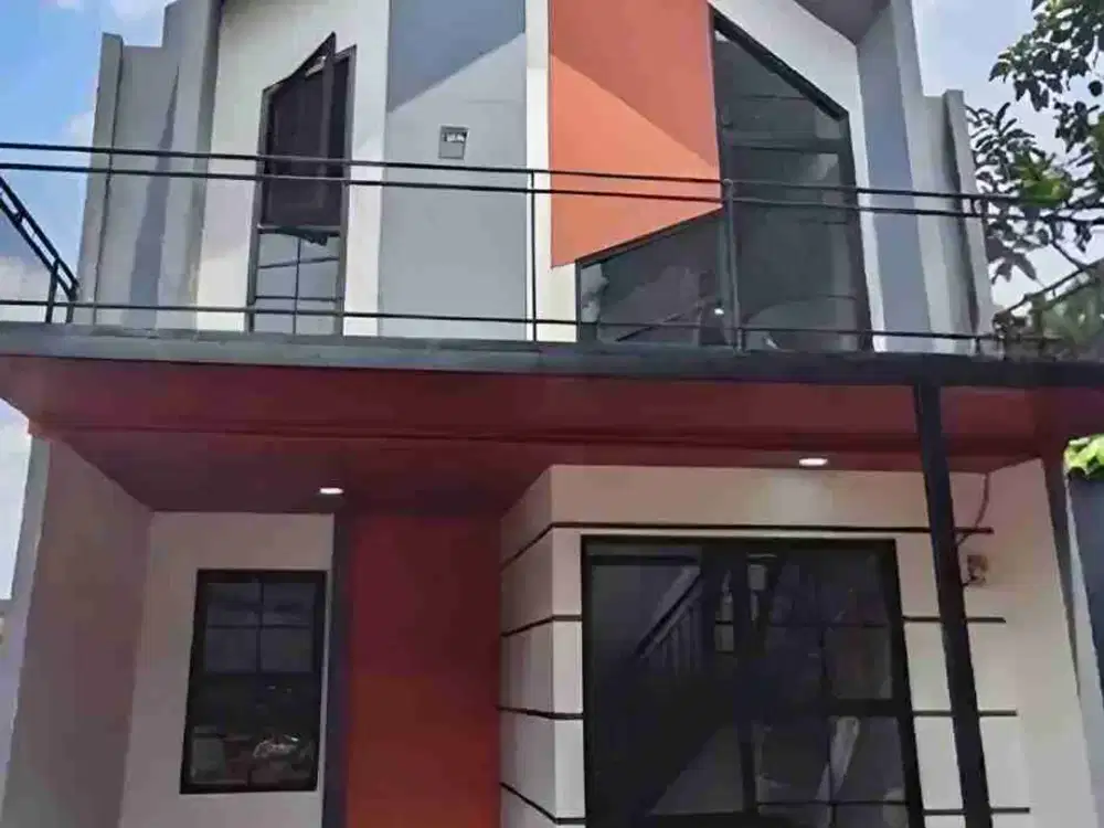 Rumah Scandinavian 2 Lantai Siap Huni Strategis di Sawangan Depok