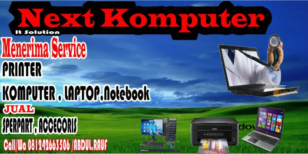 Service Komputer & Printer — Makassar | Garansi & Harga Terjangkau