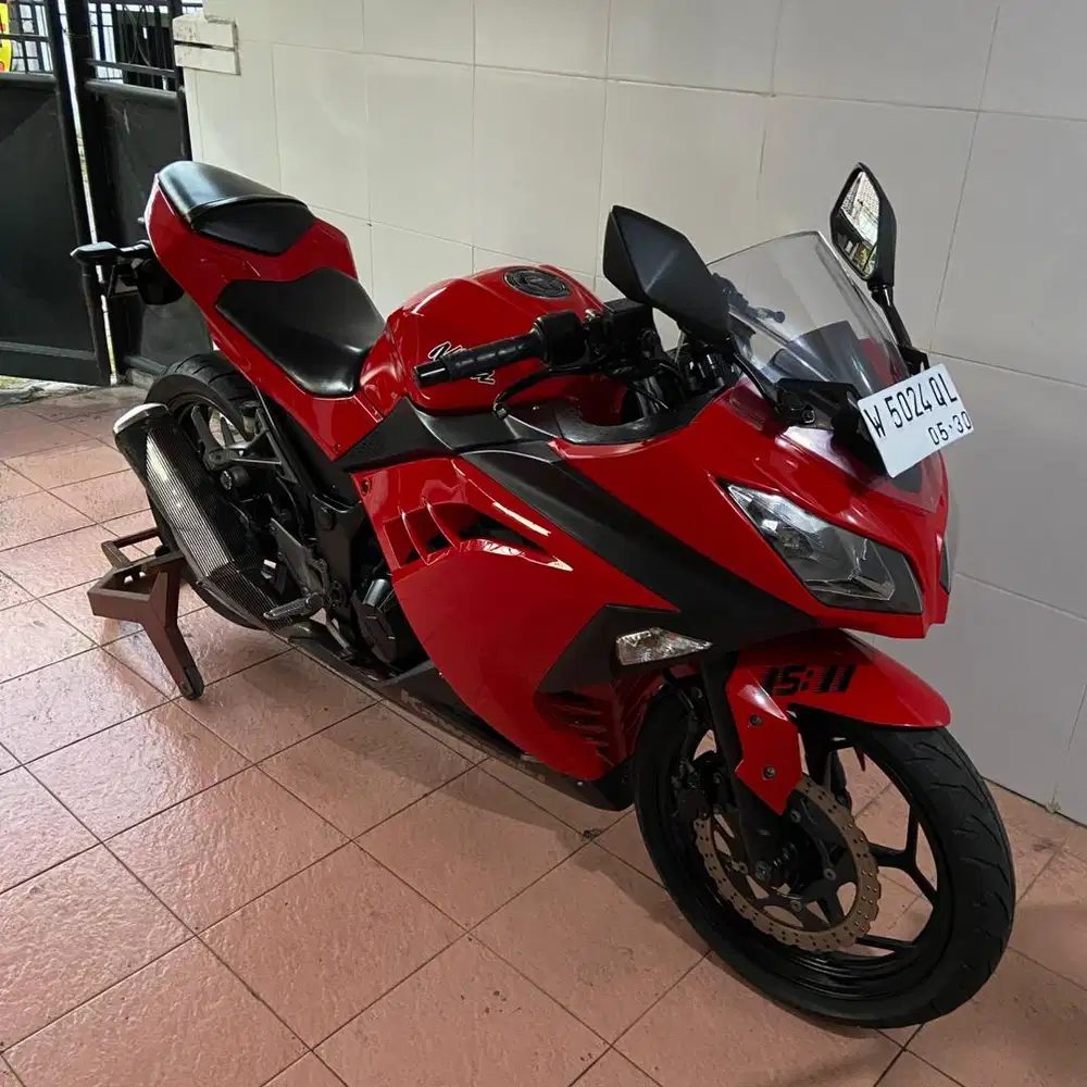 Ninja 250 fi injeksi full original 2013 pmk 2015 plat baru