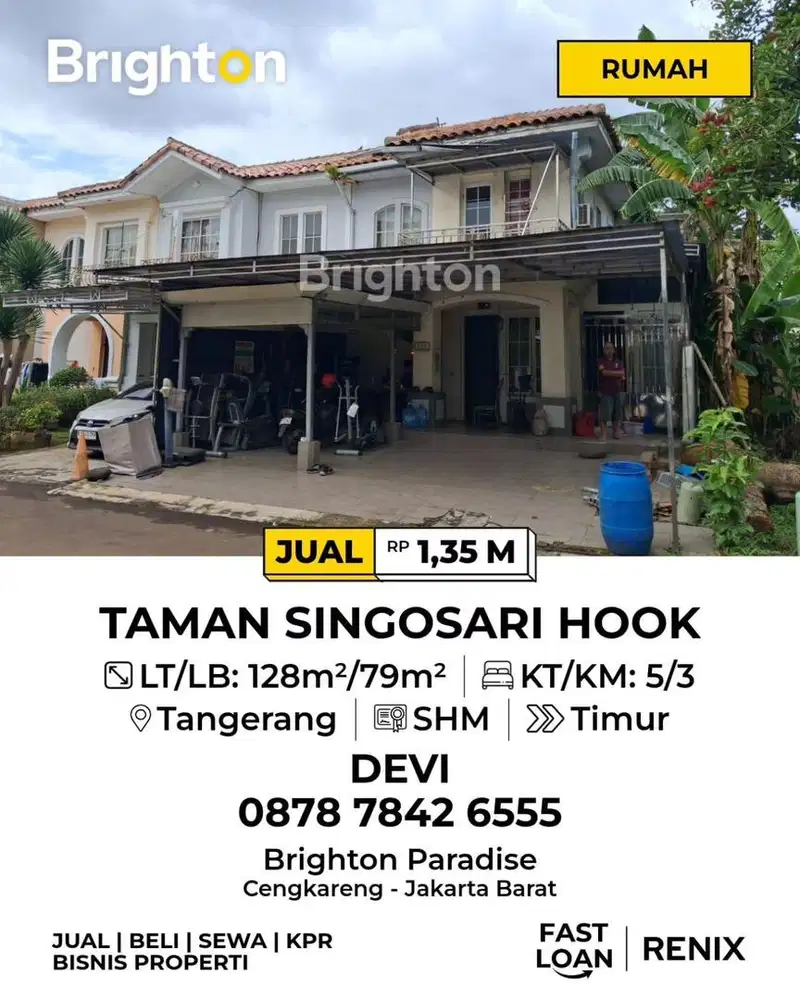RUMAH TAMAN SINGOSARI HOOK