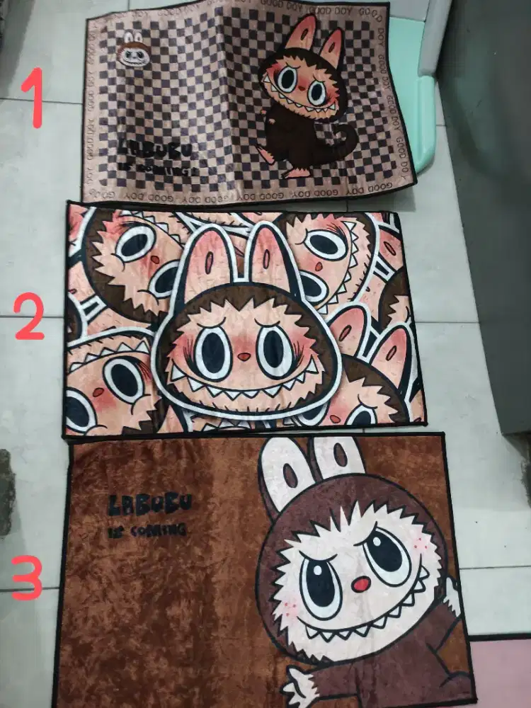 Keset anti slip motif karakter labubu