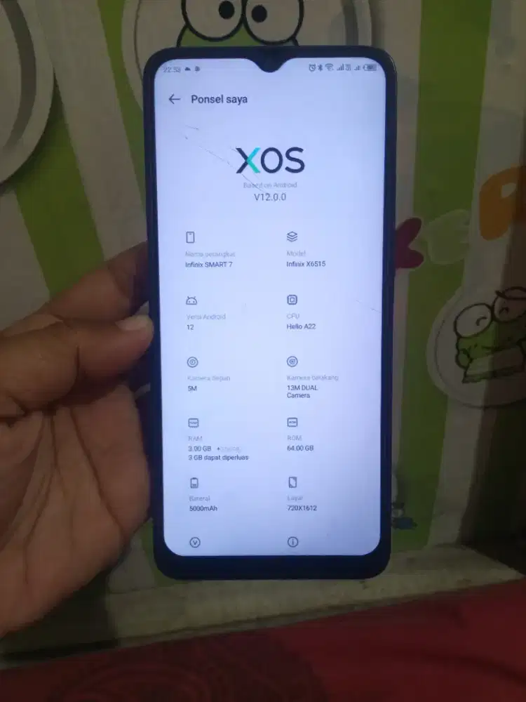 Infinix smart 7 3+3/64 BACA KETERANGAN