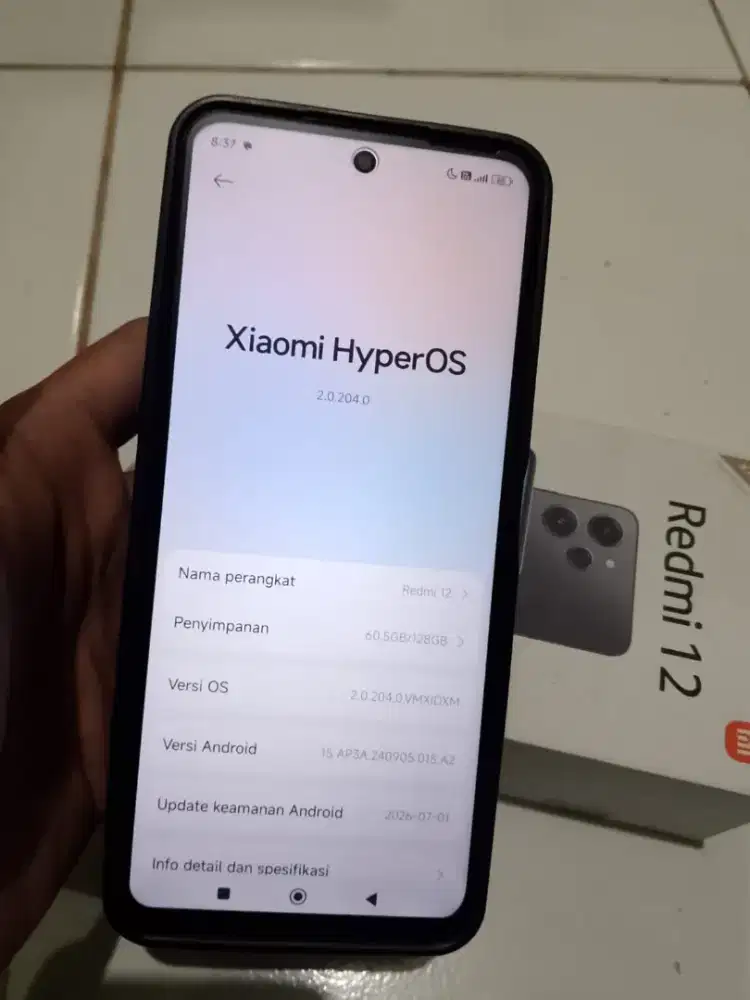Jual hp second murah redmi 12
