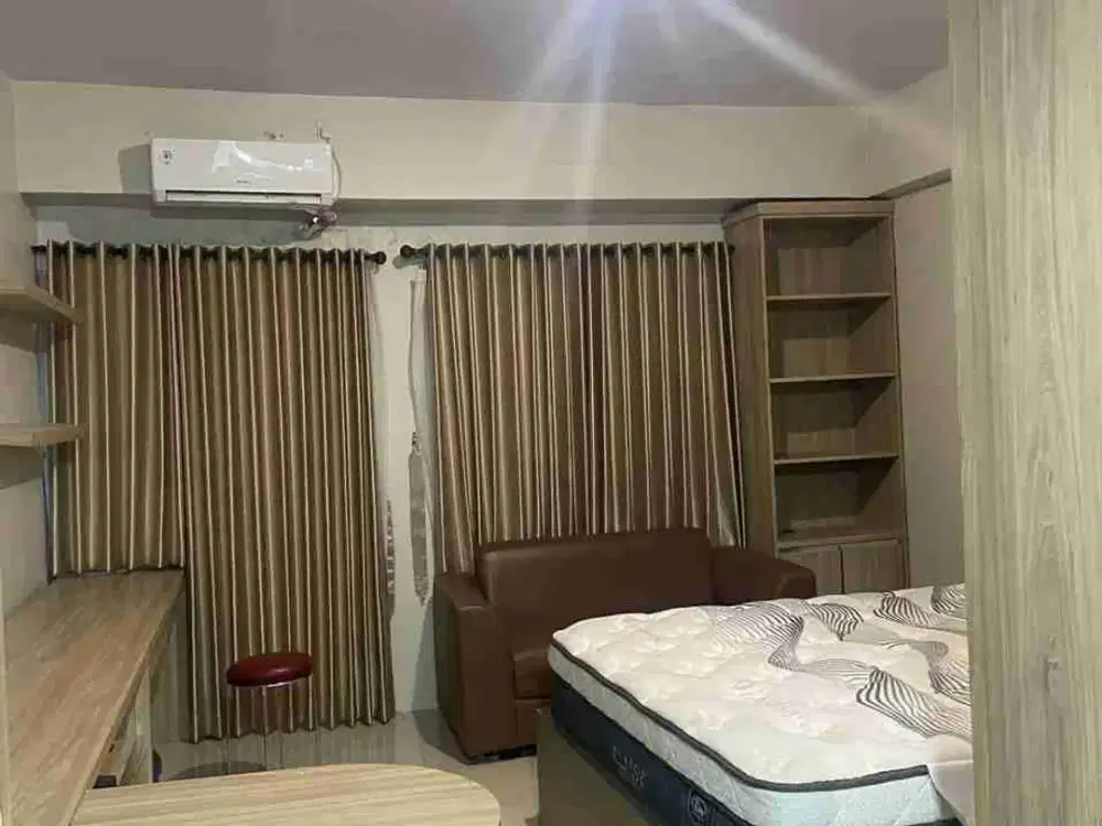 Jual  1 unit tipe studio Apartemen Park View Depok Town Square, Margonda Depok, Akses lsg FK UI dan Margo City Mall, dgn View UI.
