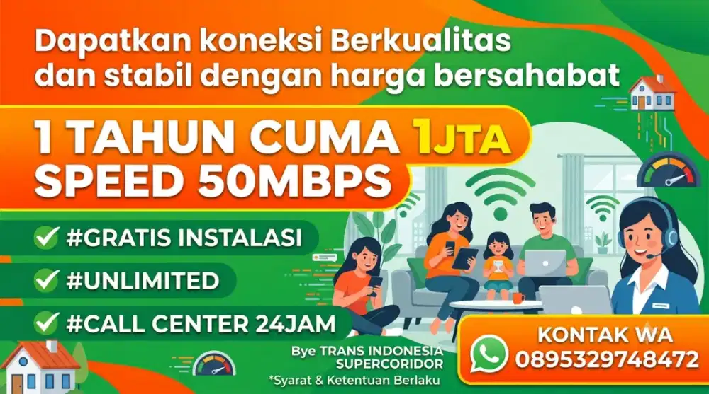 INTERNET WIFI PRIORITAS 6BLN ATO 1THN