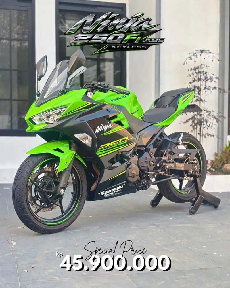 Kawasaki New Ninja 250 FI ABS Keyless KRT thn 2019 Koko Motor