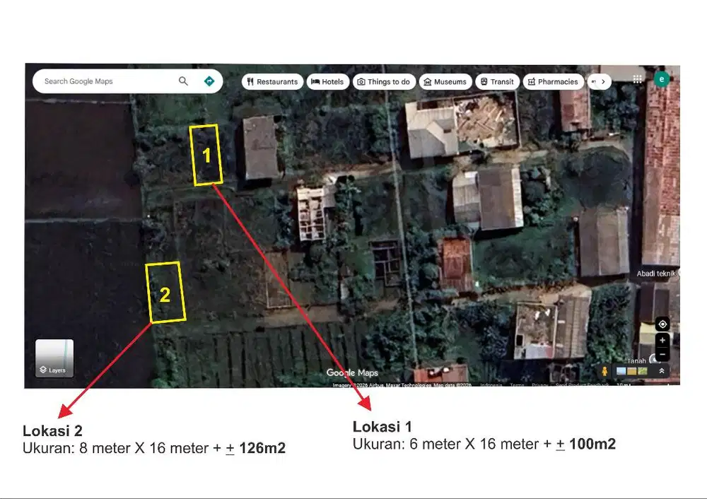 JUAL TANAH KAVLING AREA BERKEMBANG TARUMAJAYA