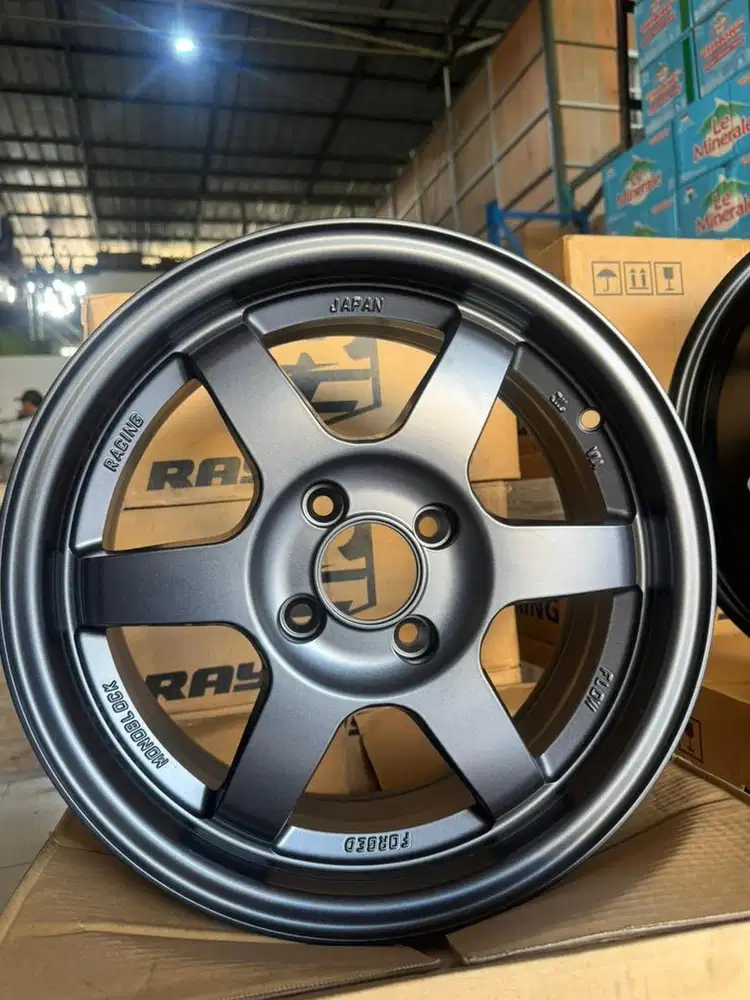 velg te37 ring 15 pcd 4x100 baru