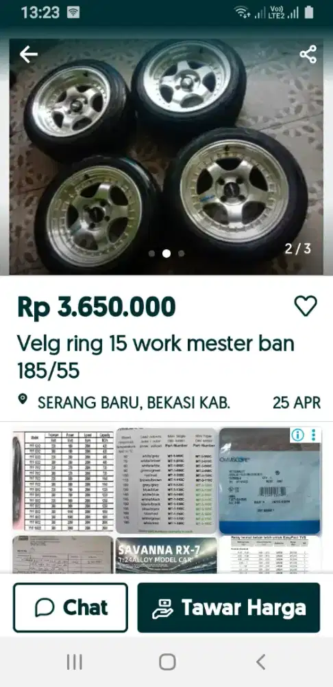 Dijual Velg nya aja  yaa boss