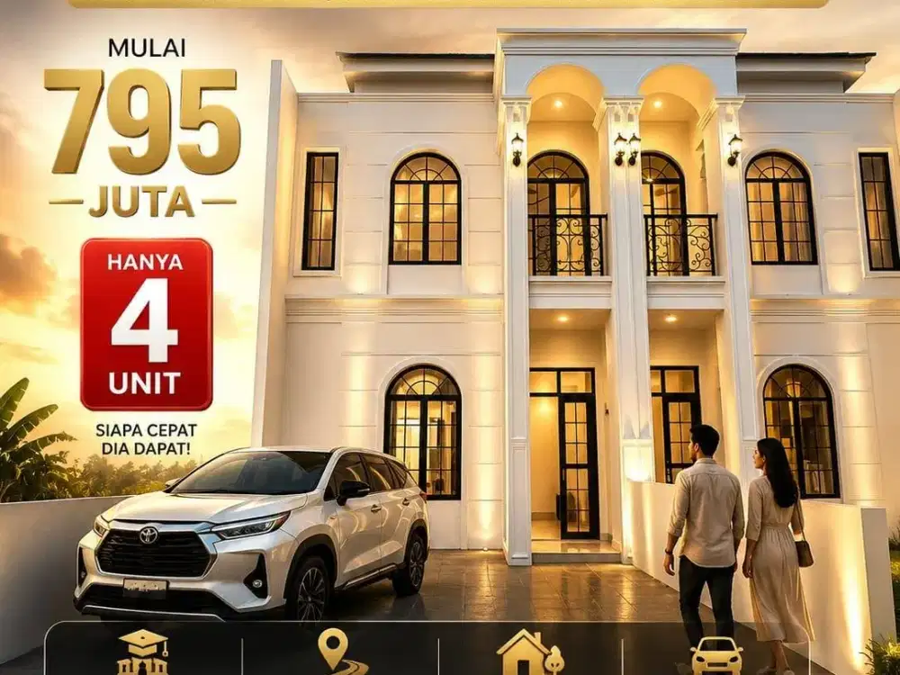 Rmh Desain Amerika Klasik Hertasning Jembatan 3 tamangapa T60/70