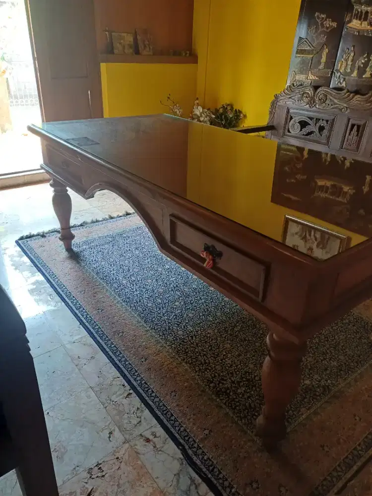Meja Lurah jati nego saja