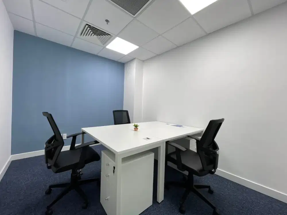 Ruang kantor pribadi sesuai kebutuhan unik bisnis Anda di HQ Total Building