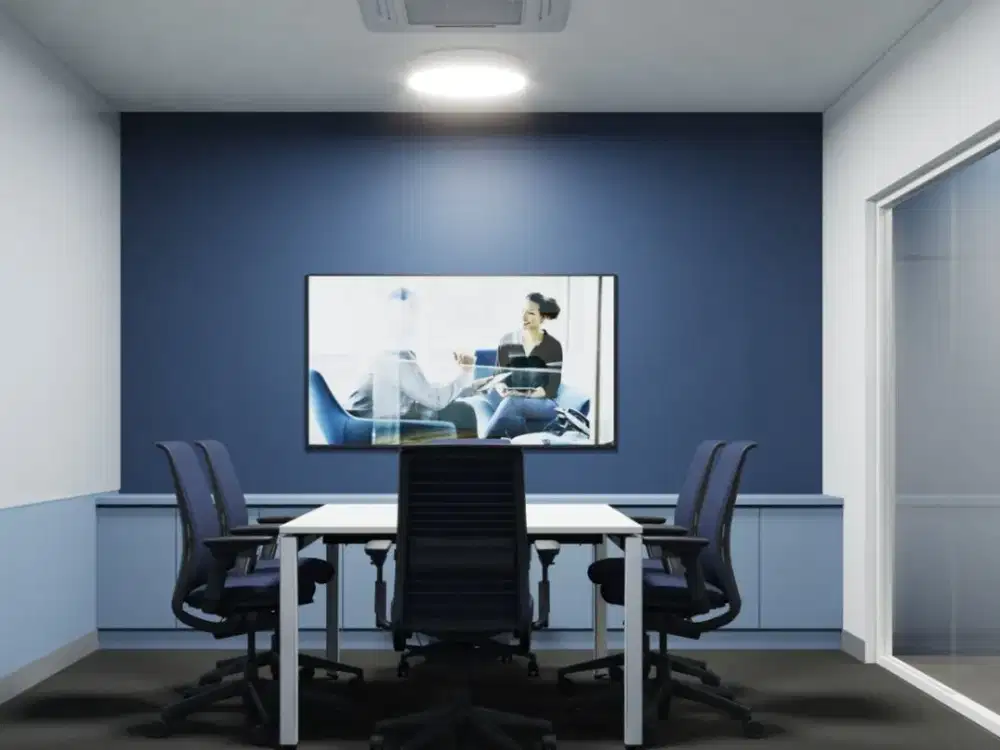Pesan ruang kantor terbuka untuk segala ukuran bisnis di HQ Total Building