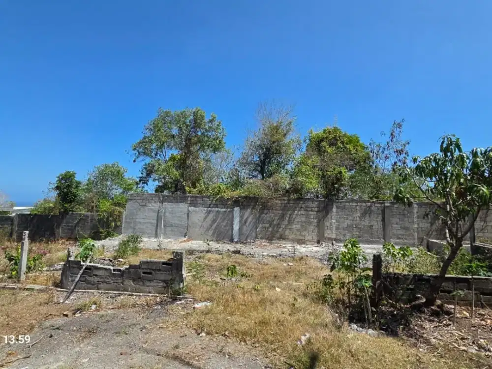 DIJUAL TANAH VIEW LAUT DI PURA MASUKA UNGASAN BALI
