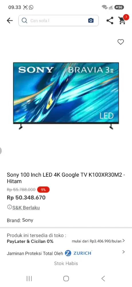 SONY GOOGLE TV 100INCH PROMO