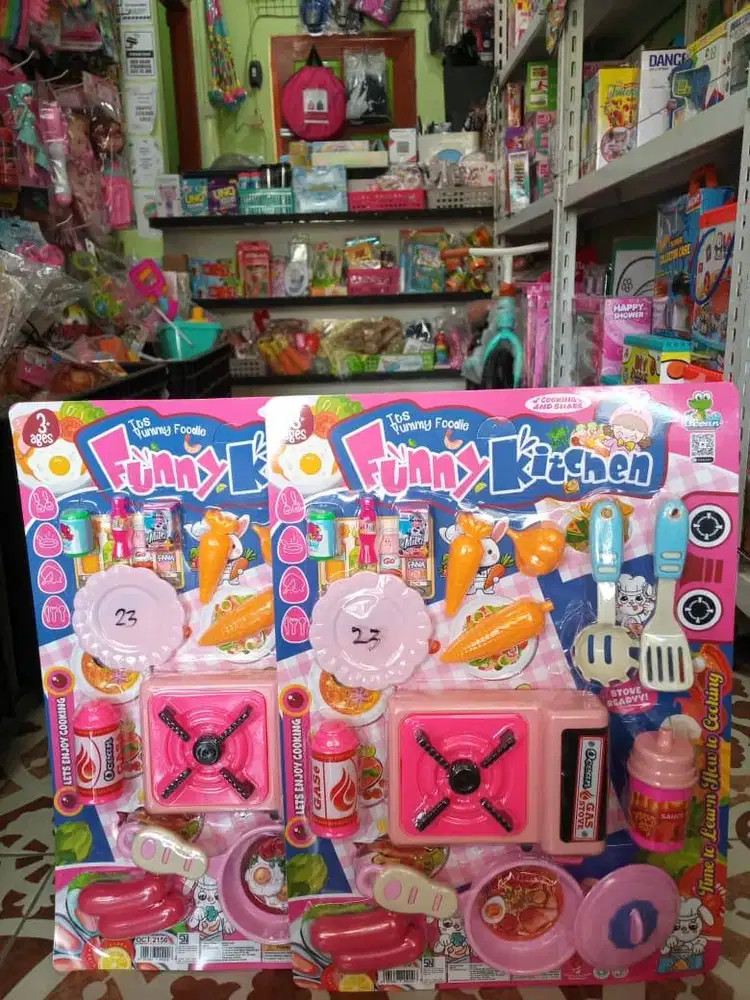 mainan anak funny kitchen masak masak