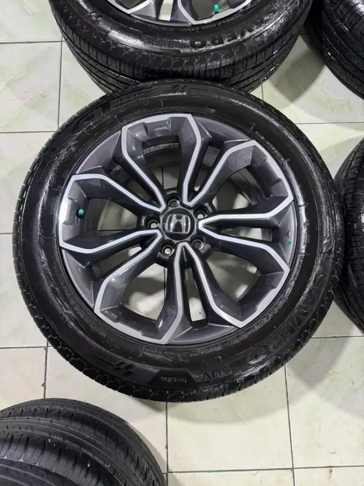 VELG OEM CRV TURBO SENSING R18 BAN 225/60/18 KONDISI 95%