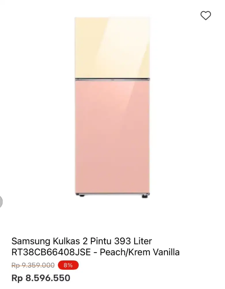 KULKAS SAMSUNG 2 PINTU RT38CB66408JSE