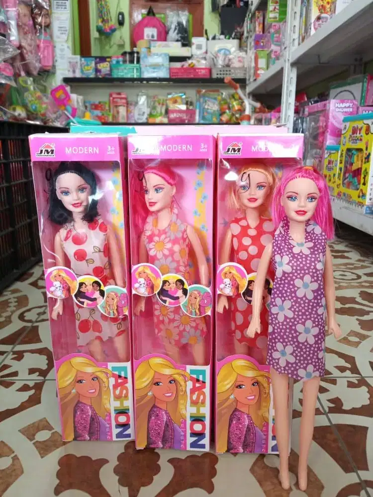 mainan anak barbie single