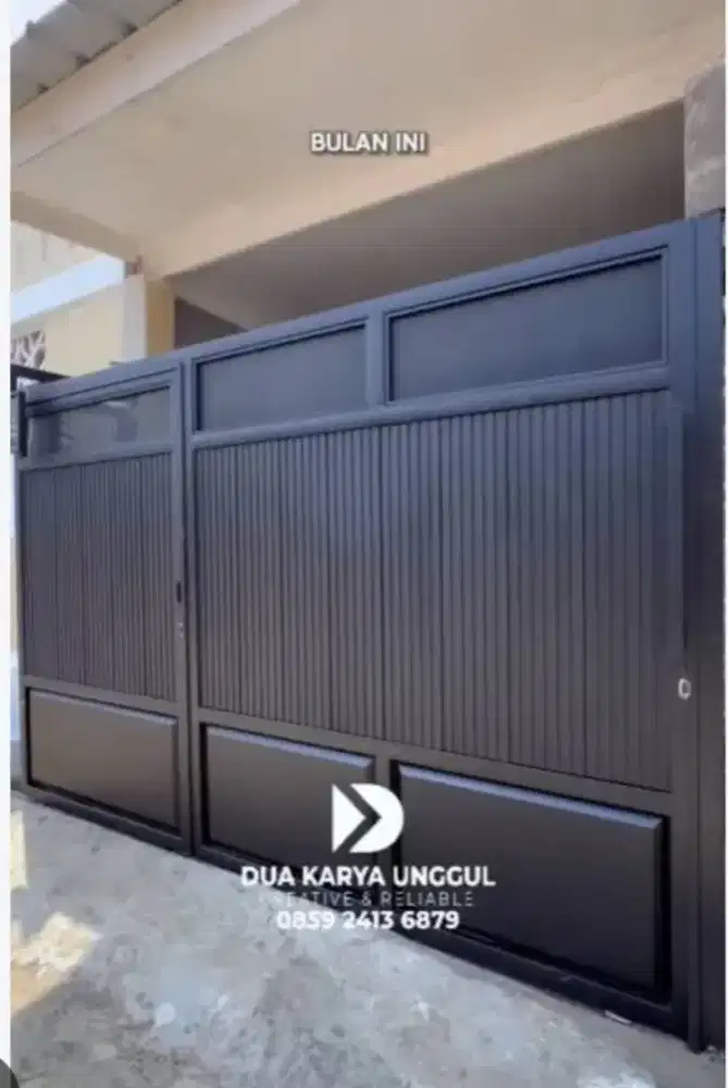 Pagar rumah minimalis