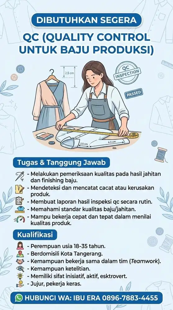 QUALITY CONTROL BAJU PRODUKSI