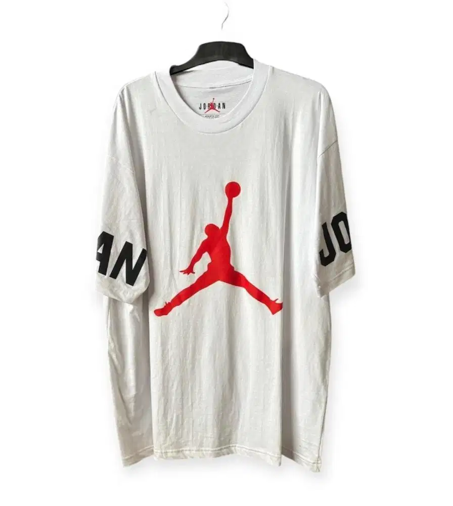 kaos tshirt oversize preloved bal airjordan jump putih 80×60