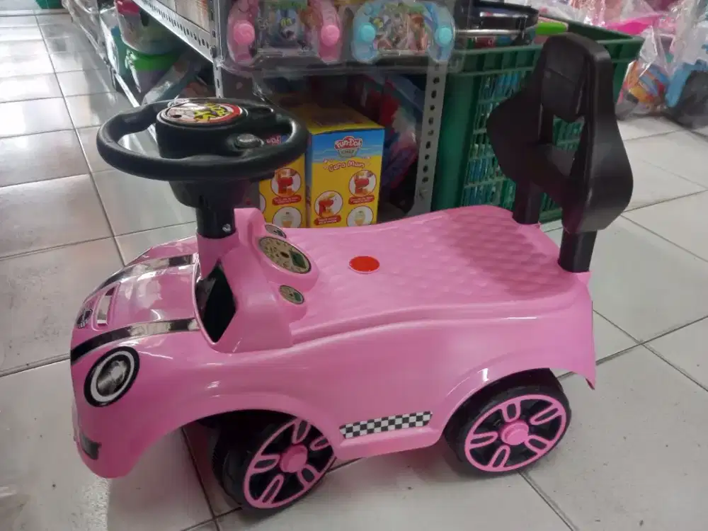 Mainan Anak Mobil naik mini Cooper musik