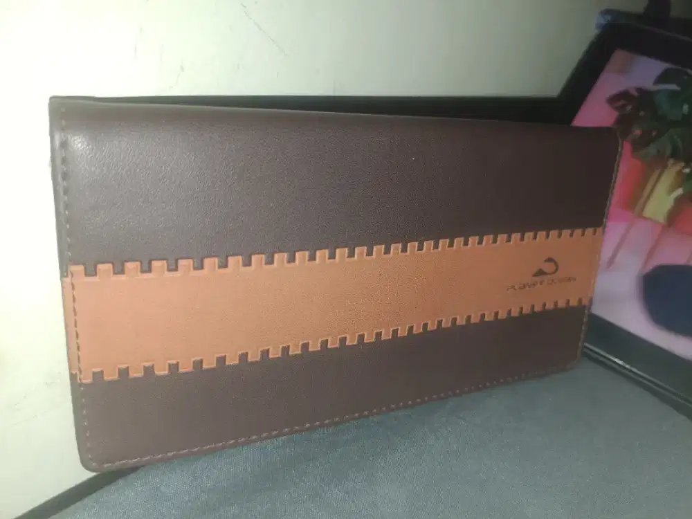 Dompet Planet Ocean, coklat, preloved