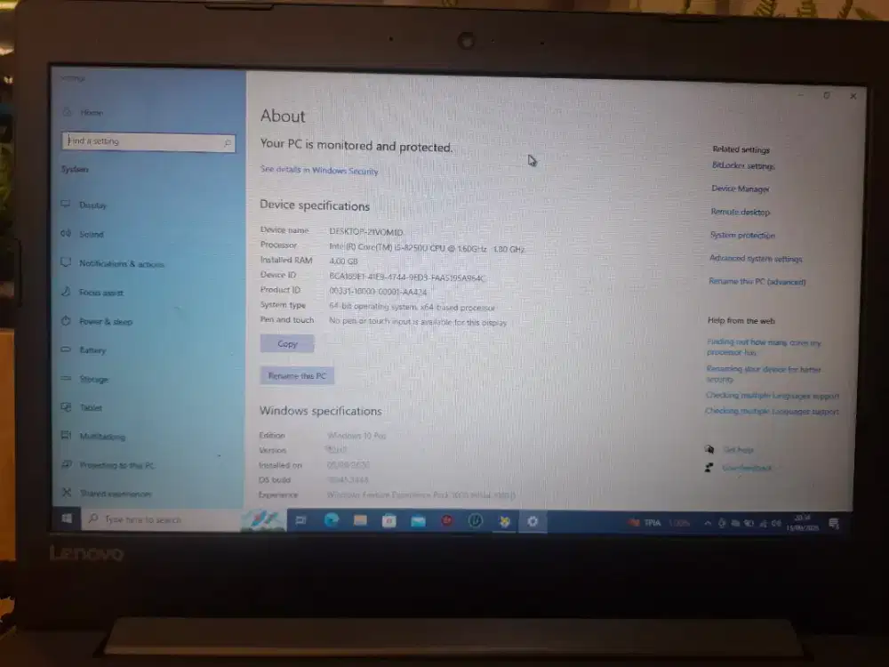 Lenovo IdeaPad 330 – Intel Core i5