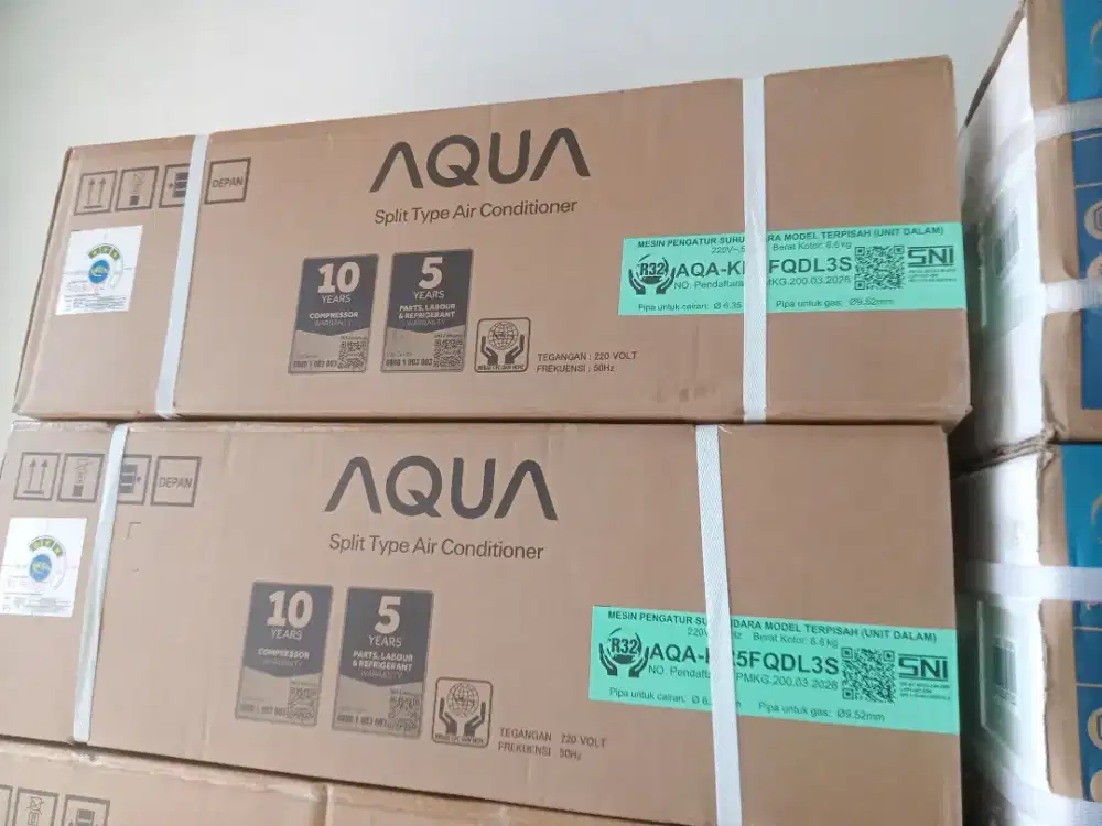 Ac baru 1/2pk free pasang
