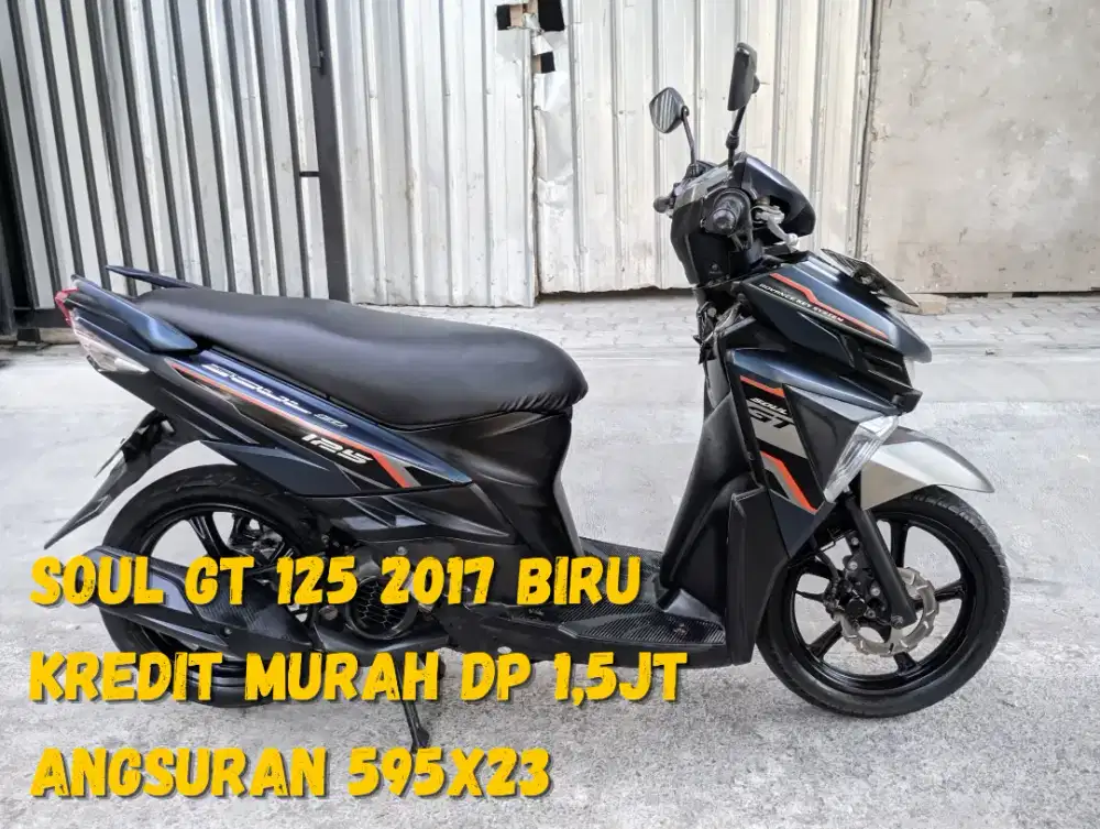 Soul GT 125cc 2017 Biru Doff Sae