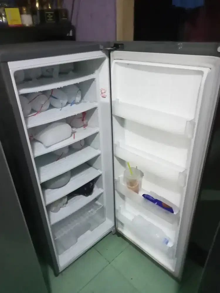 Frezer LG 6 rak normal beku rata