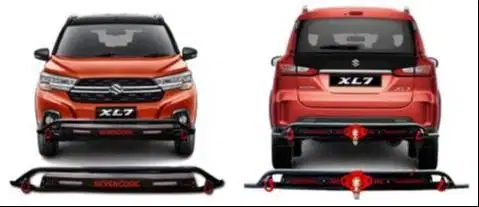 Tanduk Cobra Sevencode 1 Set (depan dan belakang)