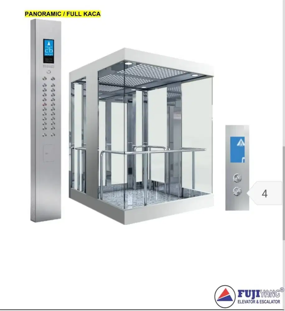 Lift Elevator dan Tangga Jalan