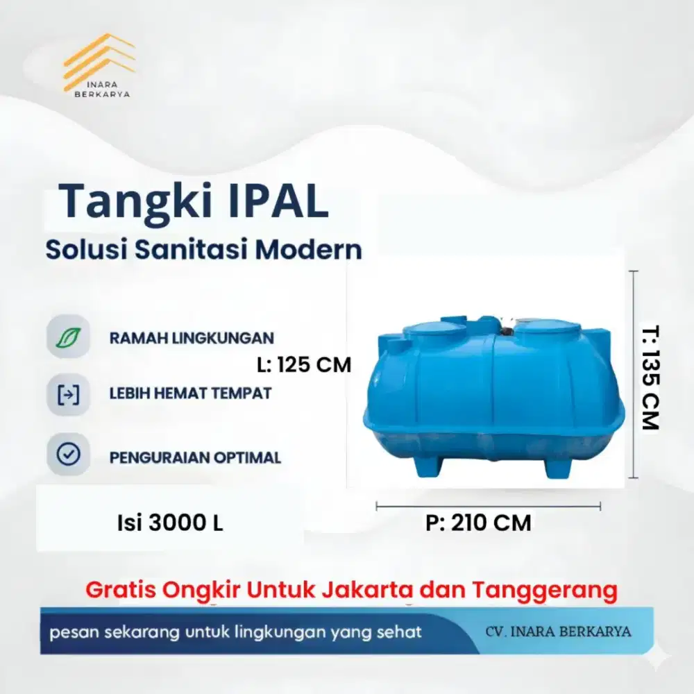 TANGKI IPAL 3000L
