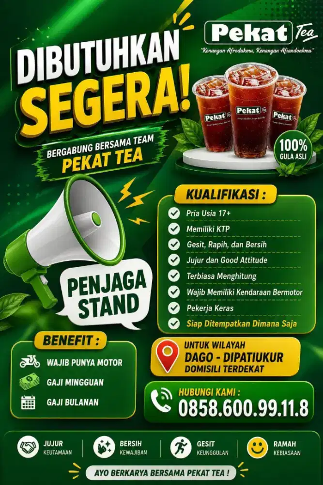 untu stanby jaga stand minuman