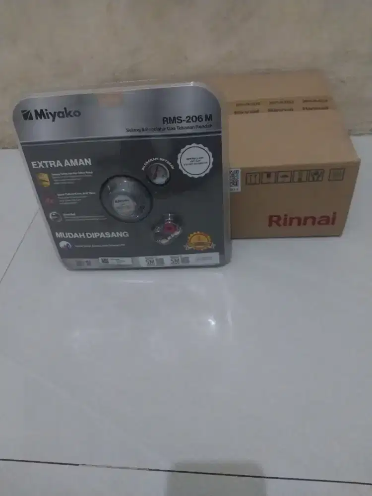 Kompor gas 1tungku dan selang regurator