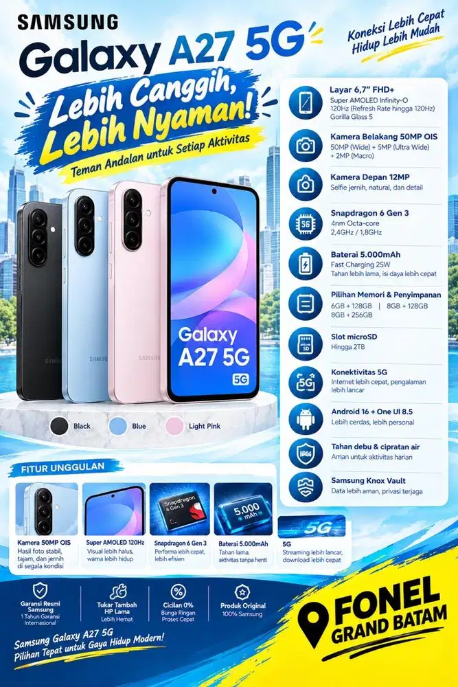 SAMSUNG A27 5G 8/256GB