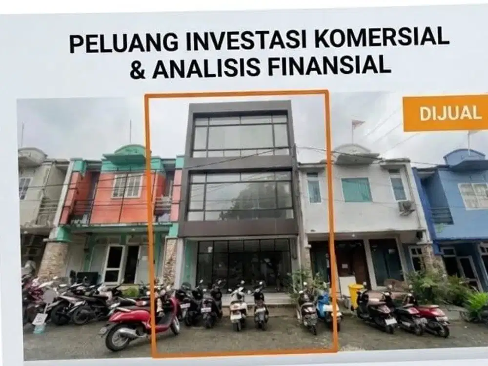 DIJUAL RUKO 3 LANTAI DEKAT RS HERMINA – POTENSI KOST