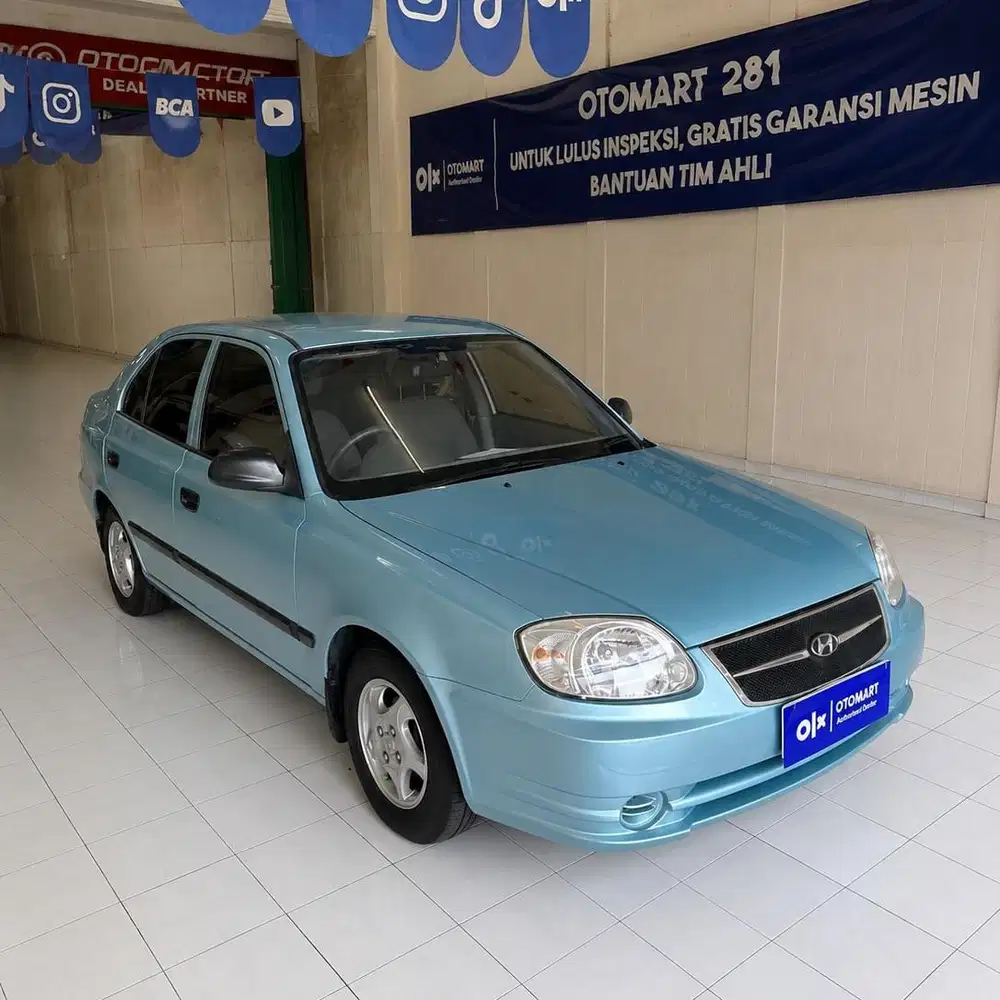 HYUNDAI 2009 AVEGA 1.5 M/T BIRU MUDA MURAH OTOMART 286 KENJERAN