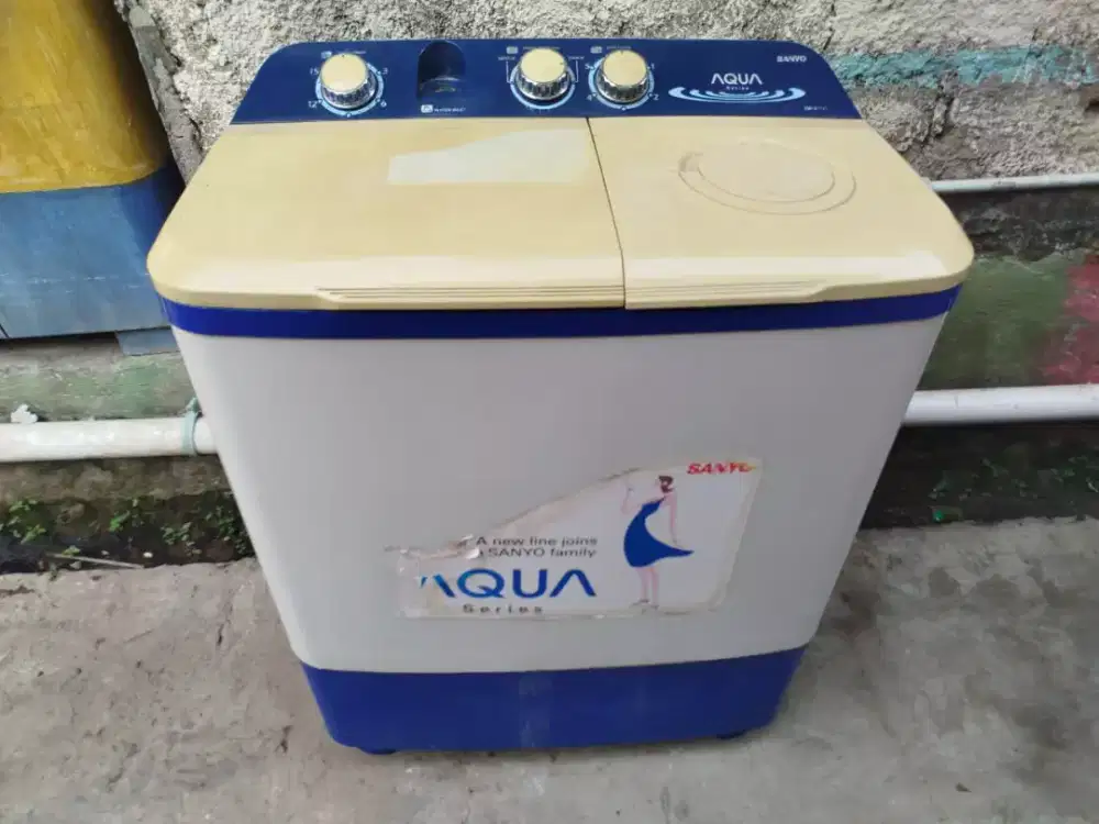 Bismillah dijual mesin cuci Aqua normal
