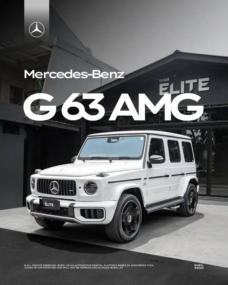 NIK 2026 Mercedes Benz G63 AMG Carbon Edition Opalite White Metallic