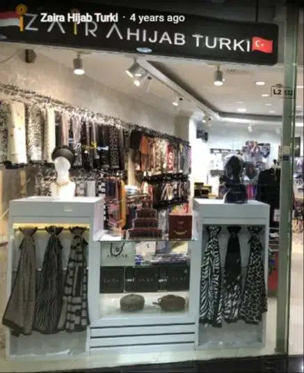 BUFFET BEKAS TOKO HIJAB