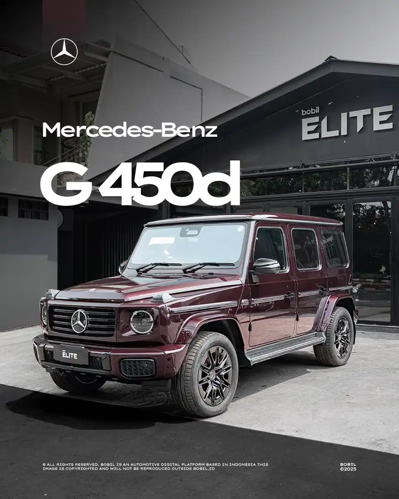 NIK 2026 Mercedes-Benz G450d AMG Line MANUFAKTUR Rubellite Red