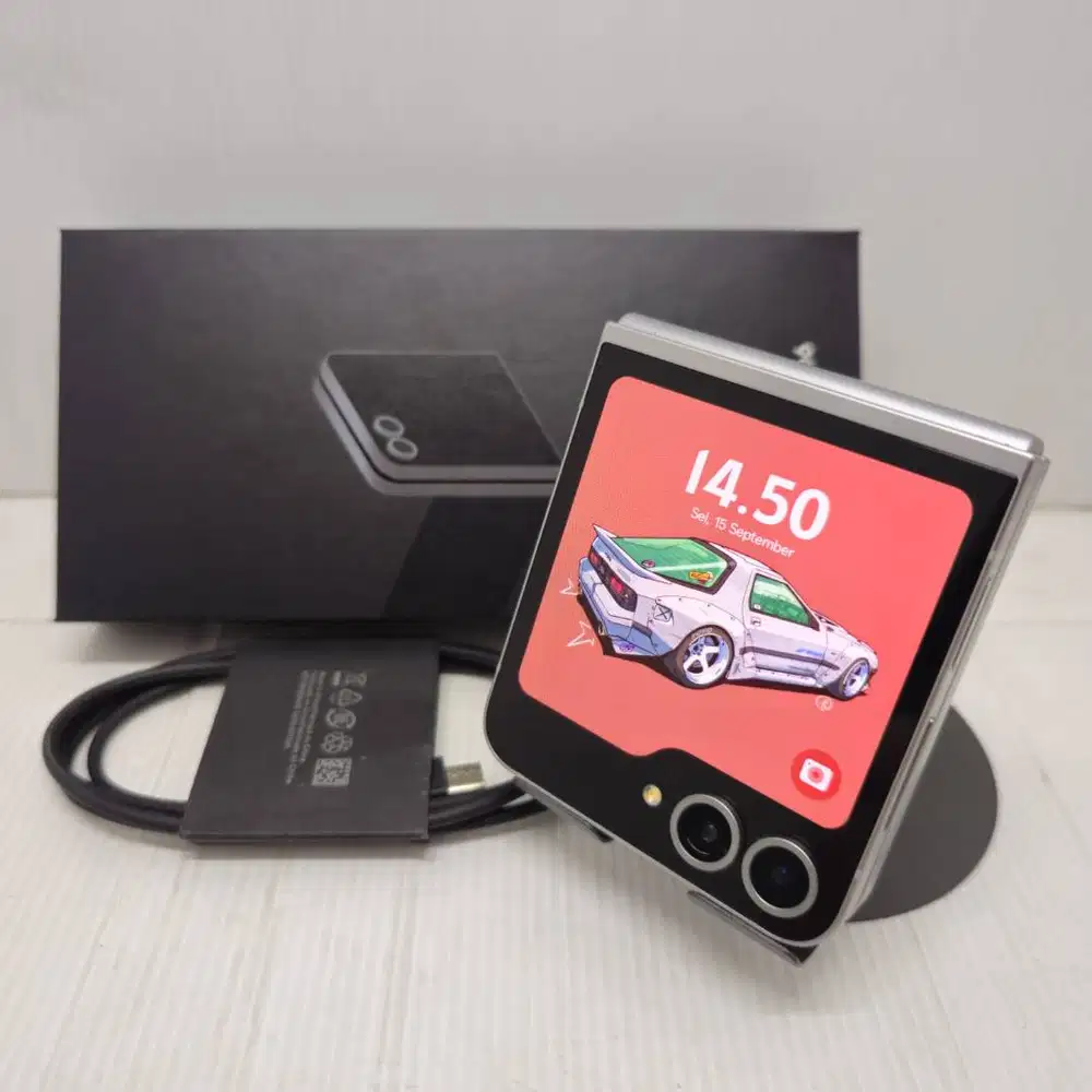 FULLSET NO MNUS  SAMSUNG GALAXY Z FLIP 6 5G 12/256 SILVER SEIN FULLSET