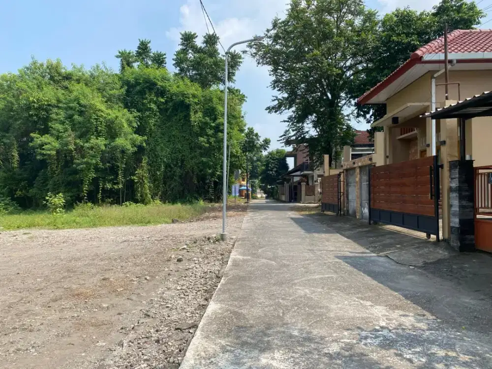 Tanah Tridadi 20 Menit Kampus UGM Dekat Lapangan Denggung